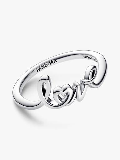 Handgeschreven love ring