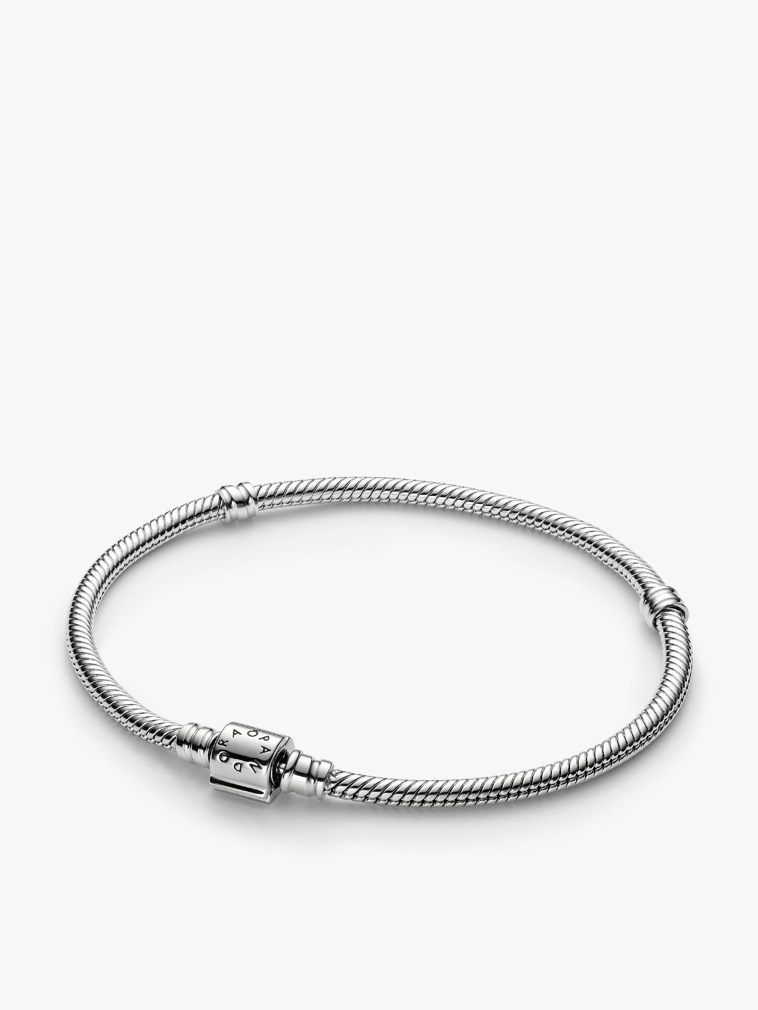 Pandora Moments Armband met Mini Tonvormige Sluiting, Platina Verguld