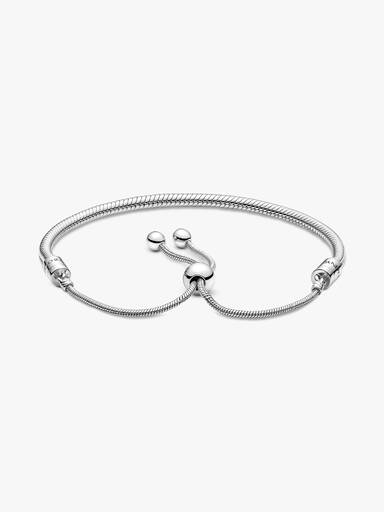 Snake chain-armband met schuifsluiting