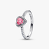 Verhoogd roze hartring Verhoogd roze hartring