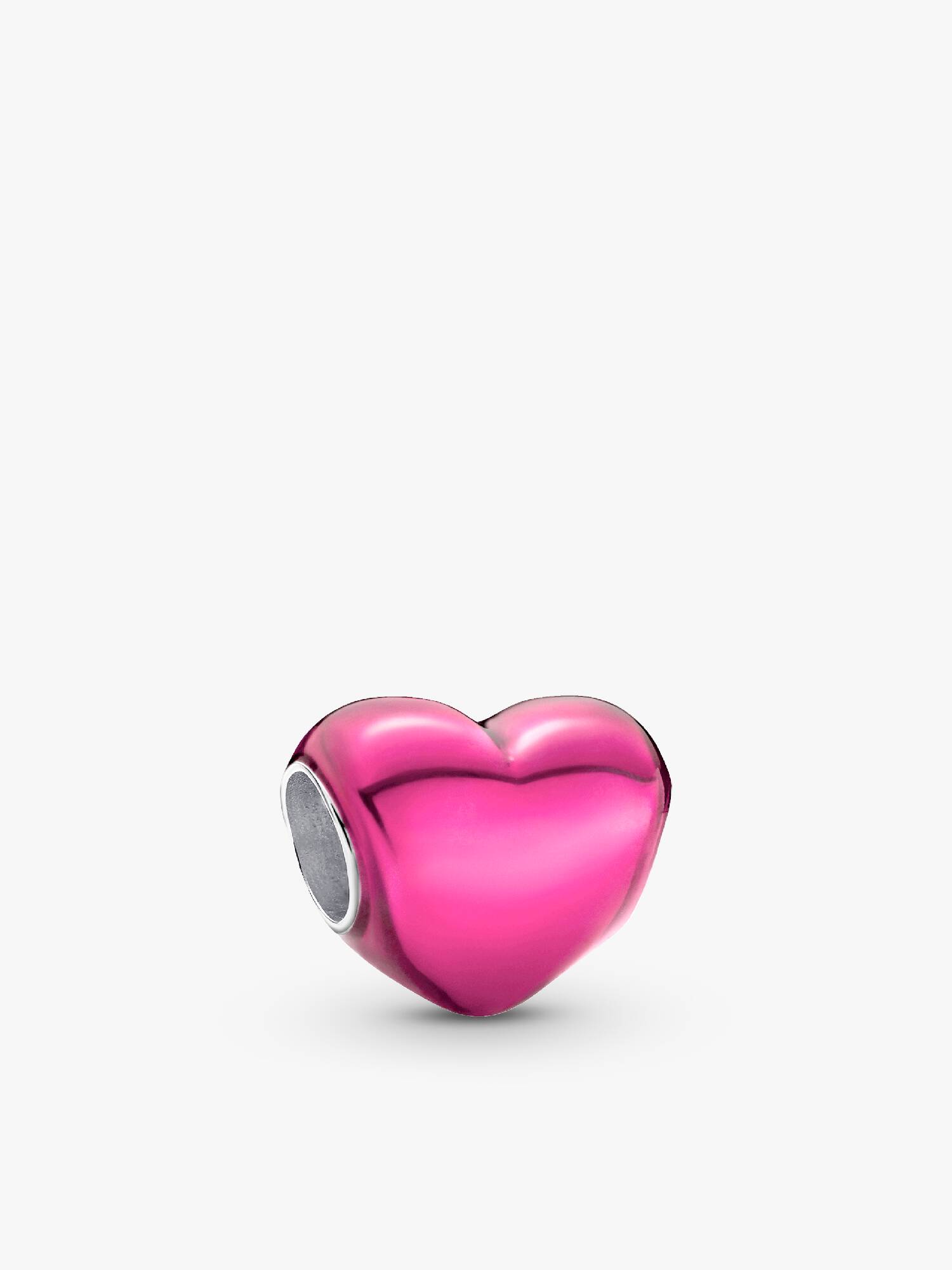 Metallic Roze Hart Bedel