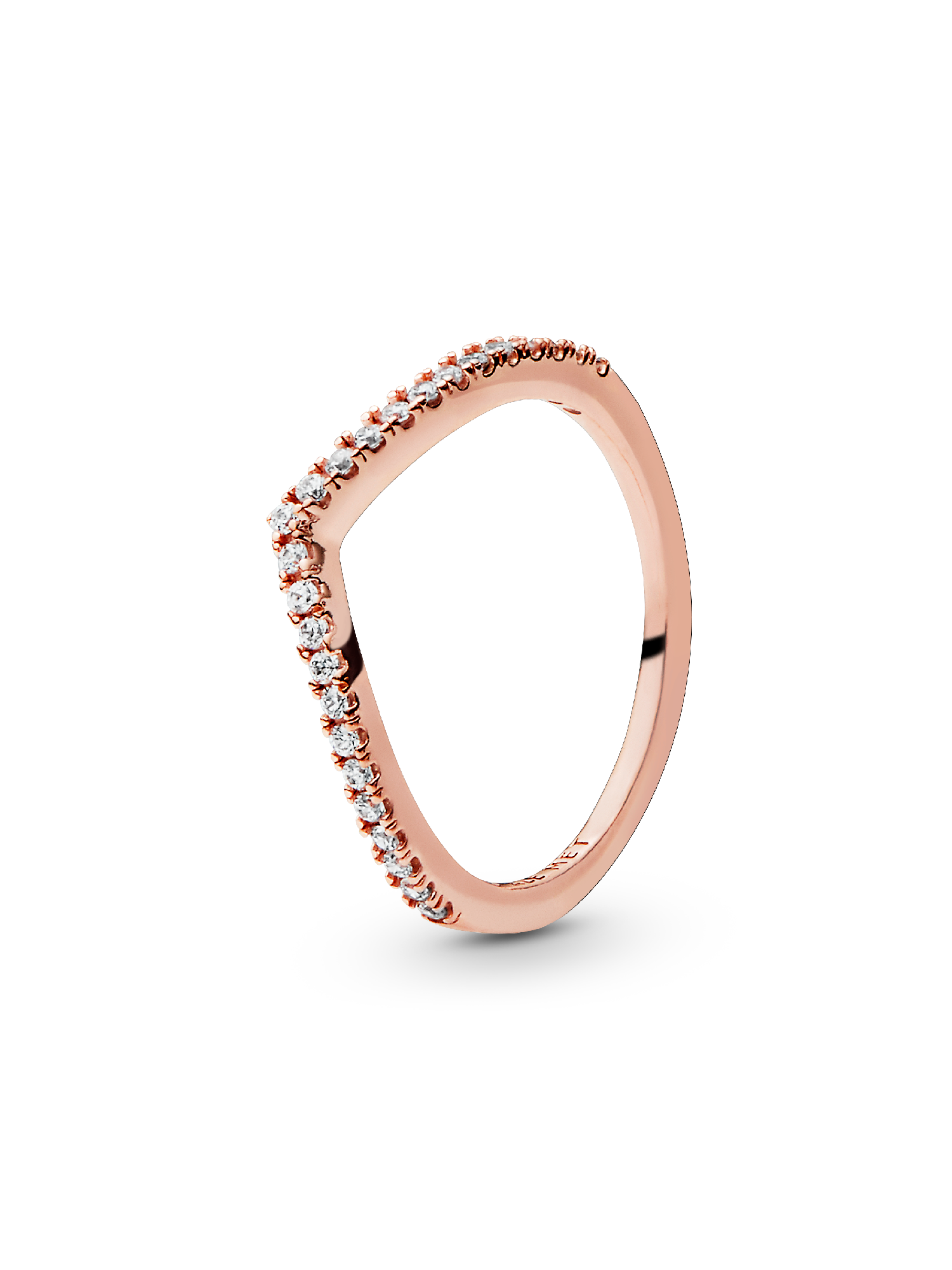 Sprankelende Wishbone Ring