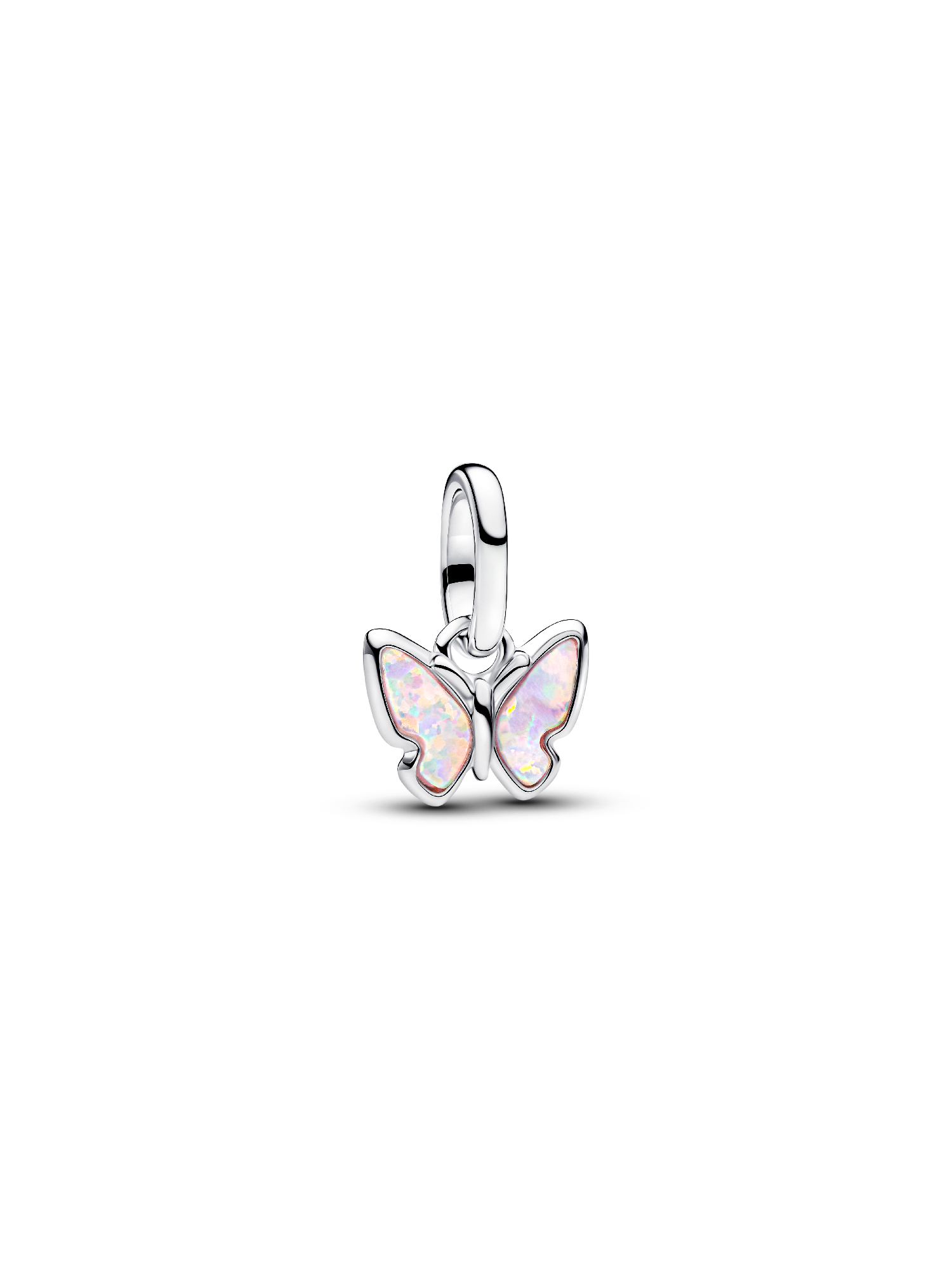 Roze Vlinder Mini-Hangende bedel 