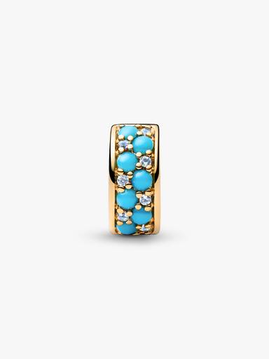 Aquablauwe Clip Bedel