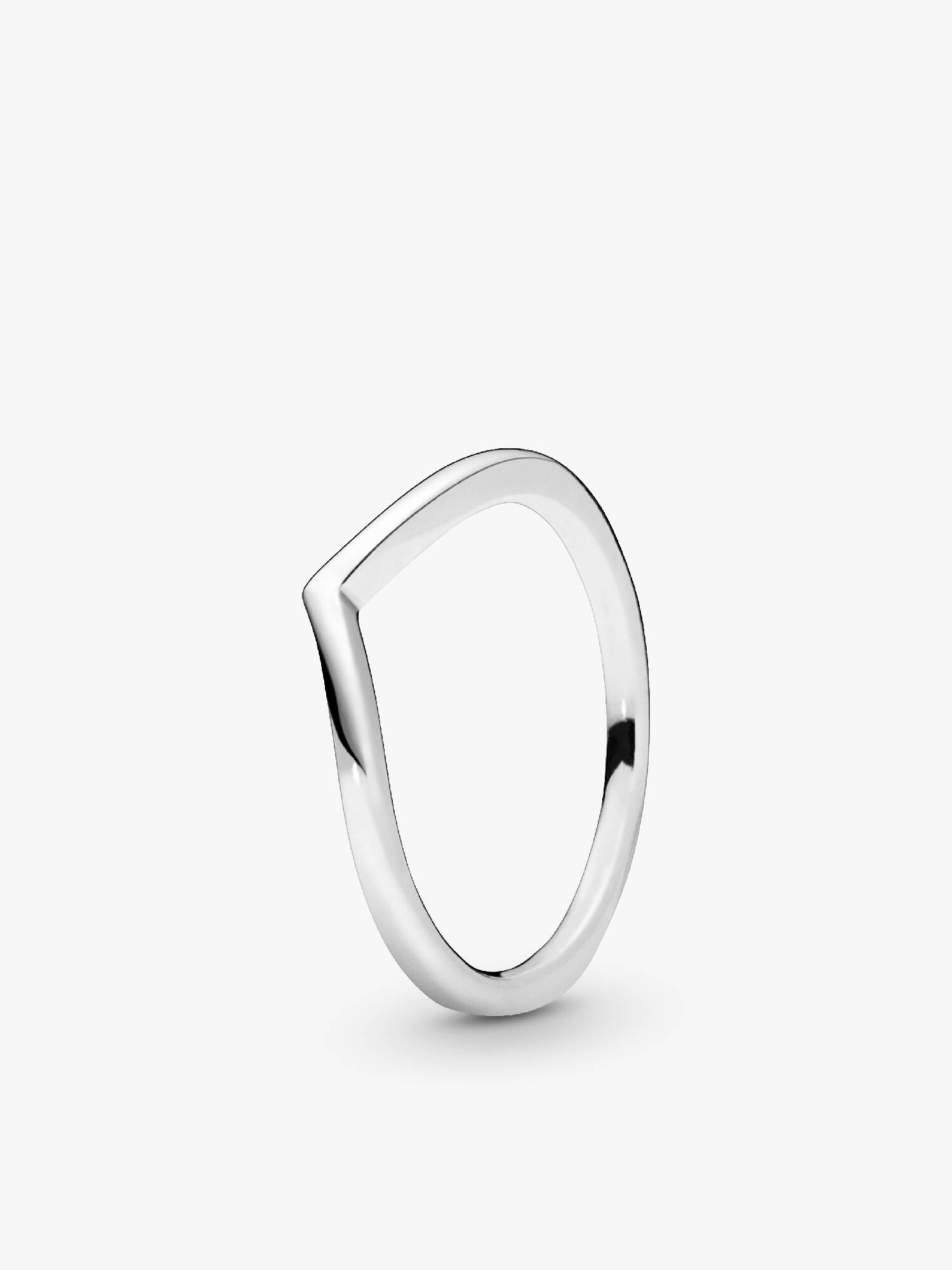 Gepolijste wishbone-ring