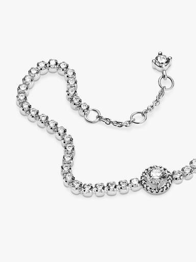 Sprankelende Halo Tennis Armband