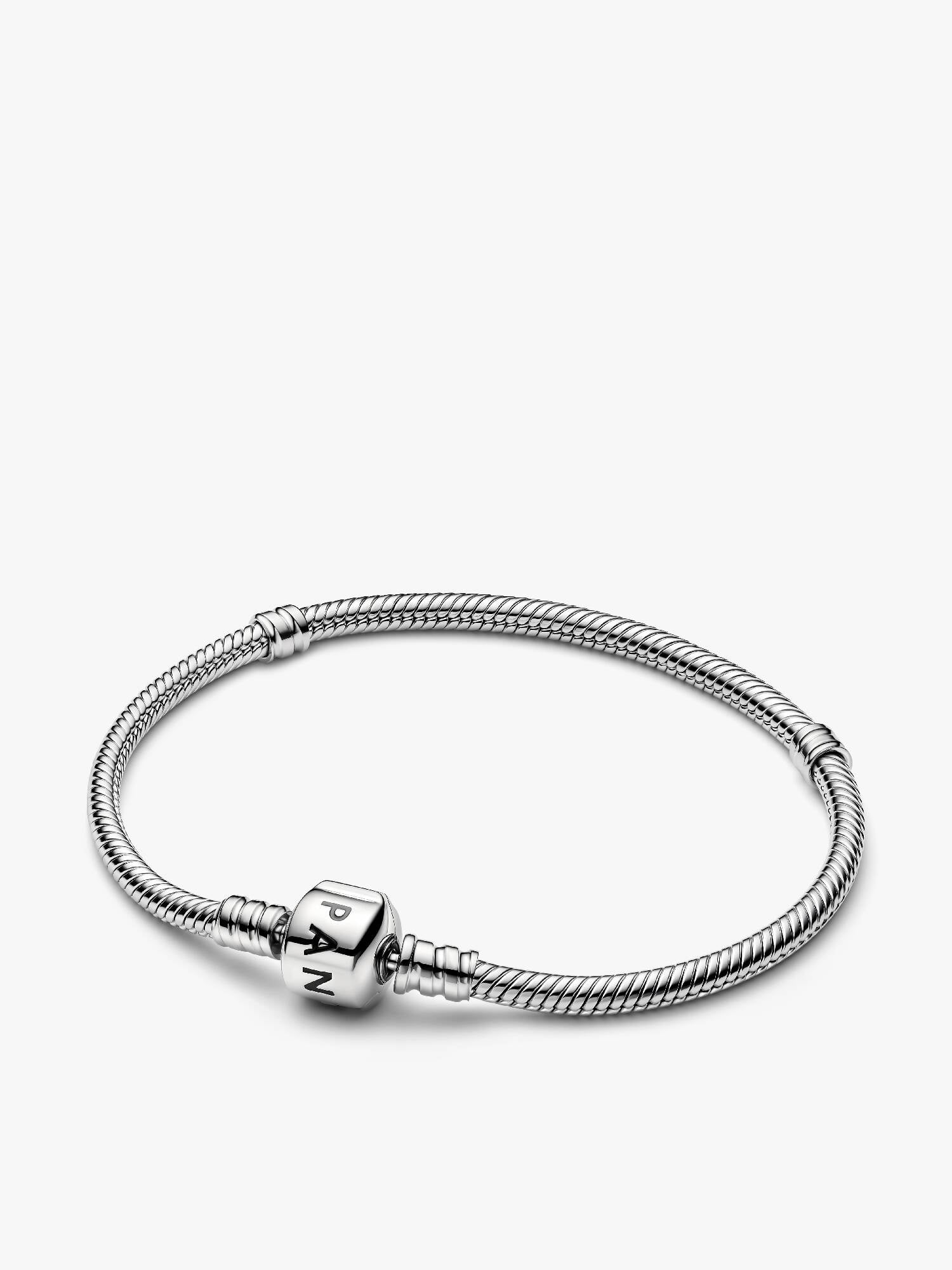 Pandora Moments Armband met Cilindersluiting, Platina Verguld