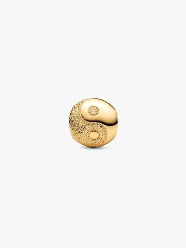 Minibedel getextureerde yin en yang