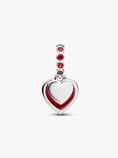 Rood Muranoglas Rood Hart Hangende Bedel