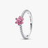 Sprankelend Roze Madeliefje Ring Sprankelend Roze Madeliefje Ring