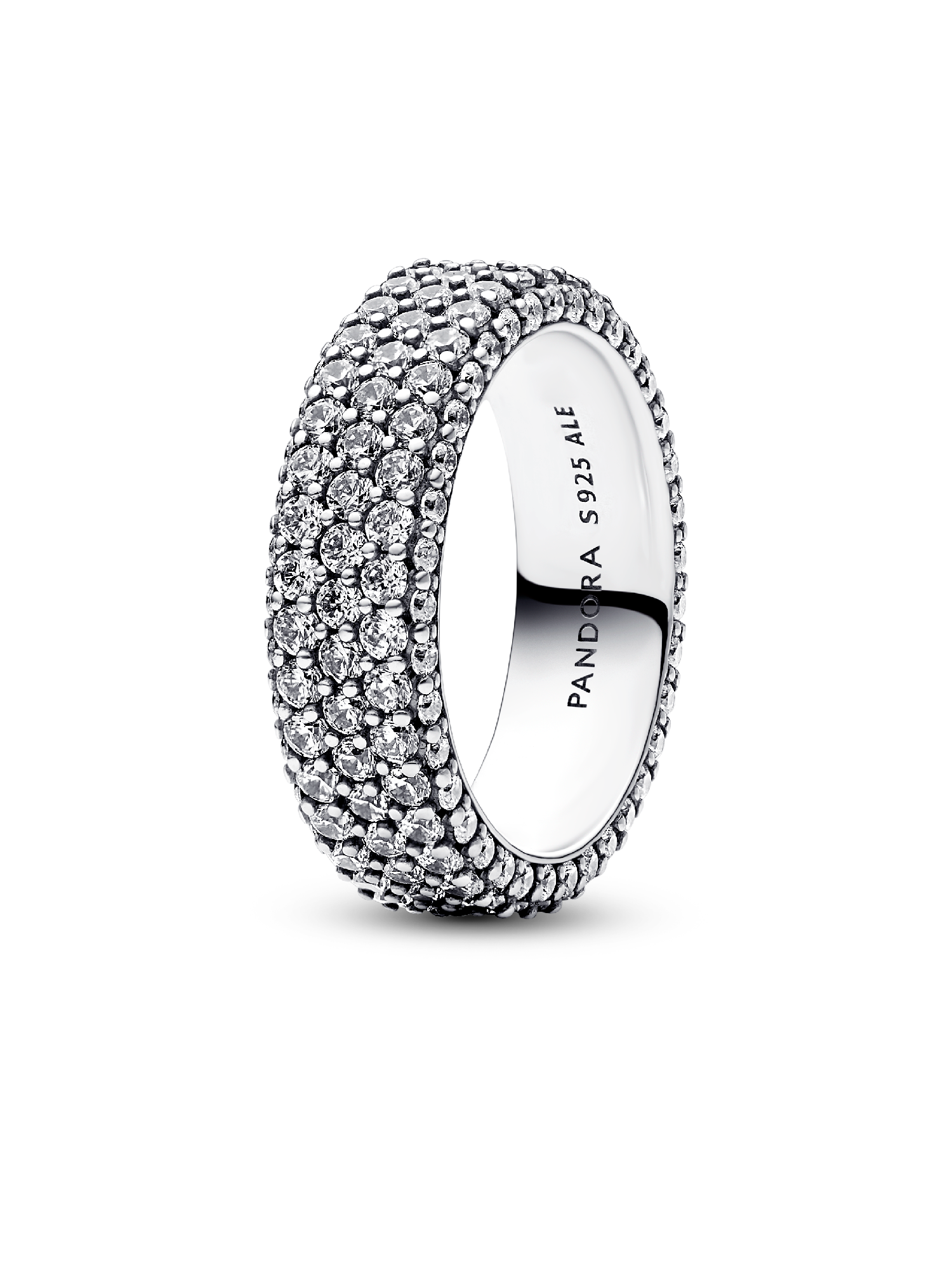 Pandora Timeless driedubbele rij pavé ring