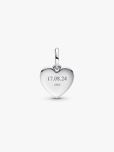 Hangende bedel met graveerbaar love-hart