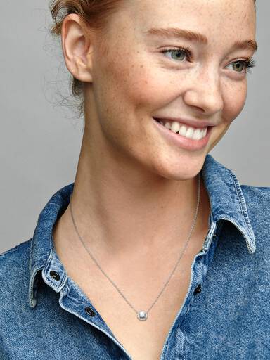 Ronde Sprankelende Stralenkrans Ketting