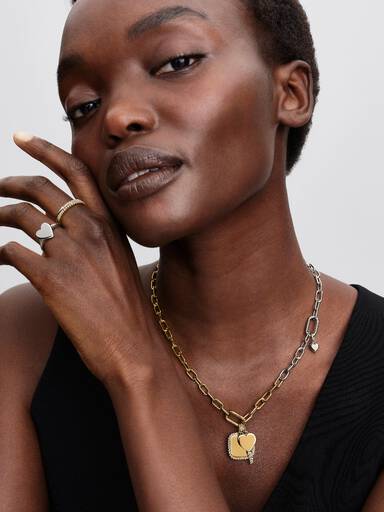 Tweekleurige schakelketting