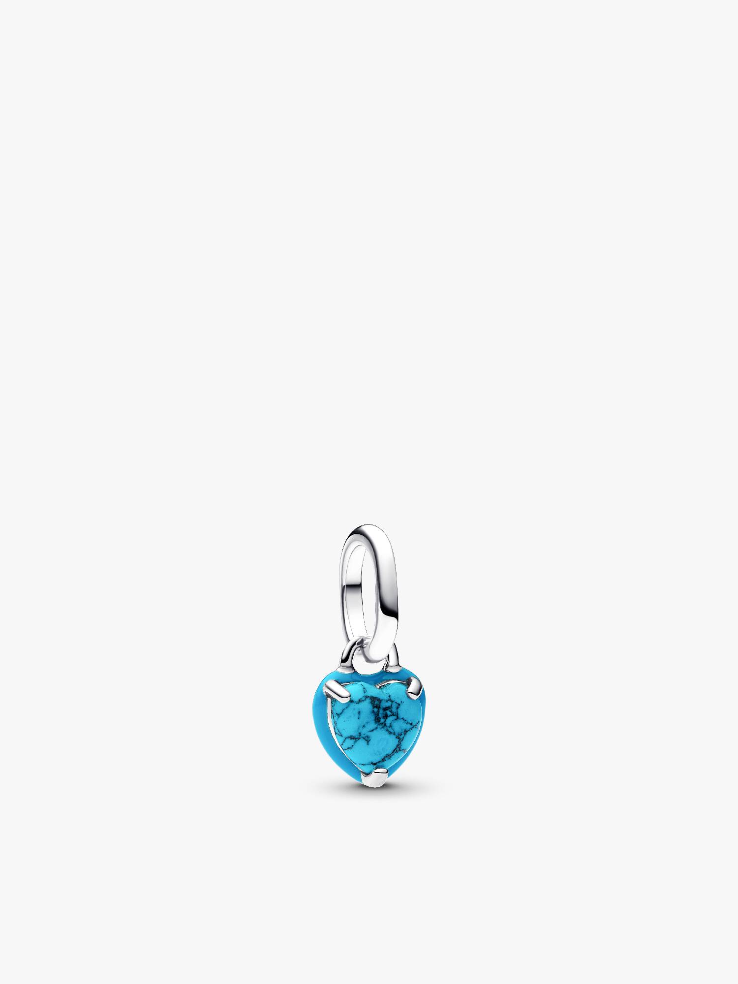 Turkoois Hart Mini Hangende Bedel