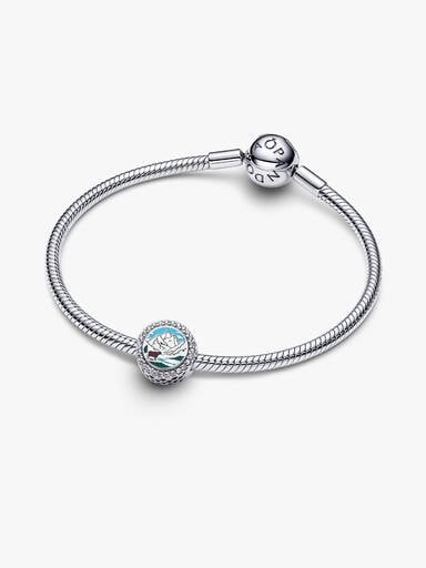 Mountains round charm