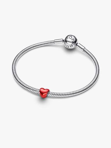 Metallic Rood Hart Mini-Bedel