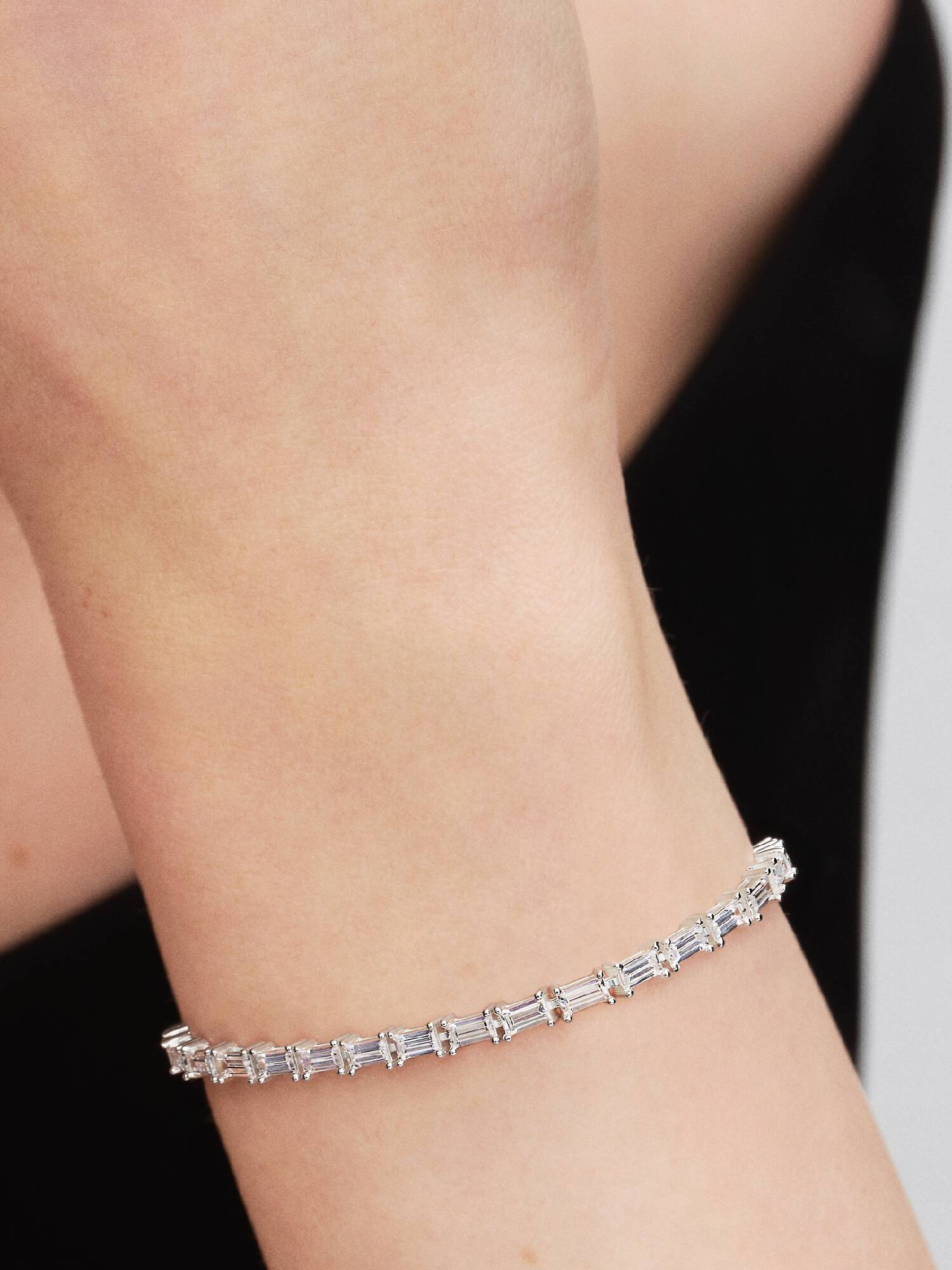 Sprankelende Baguette Tennisarmband