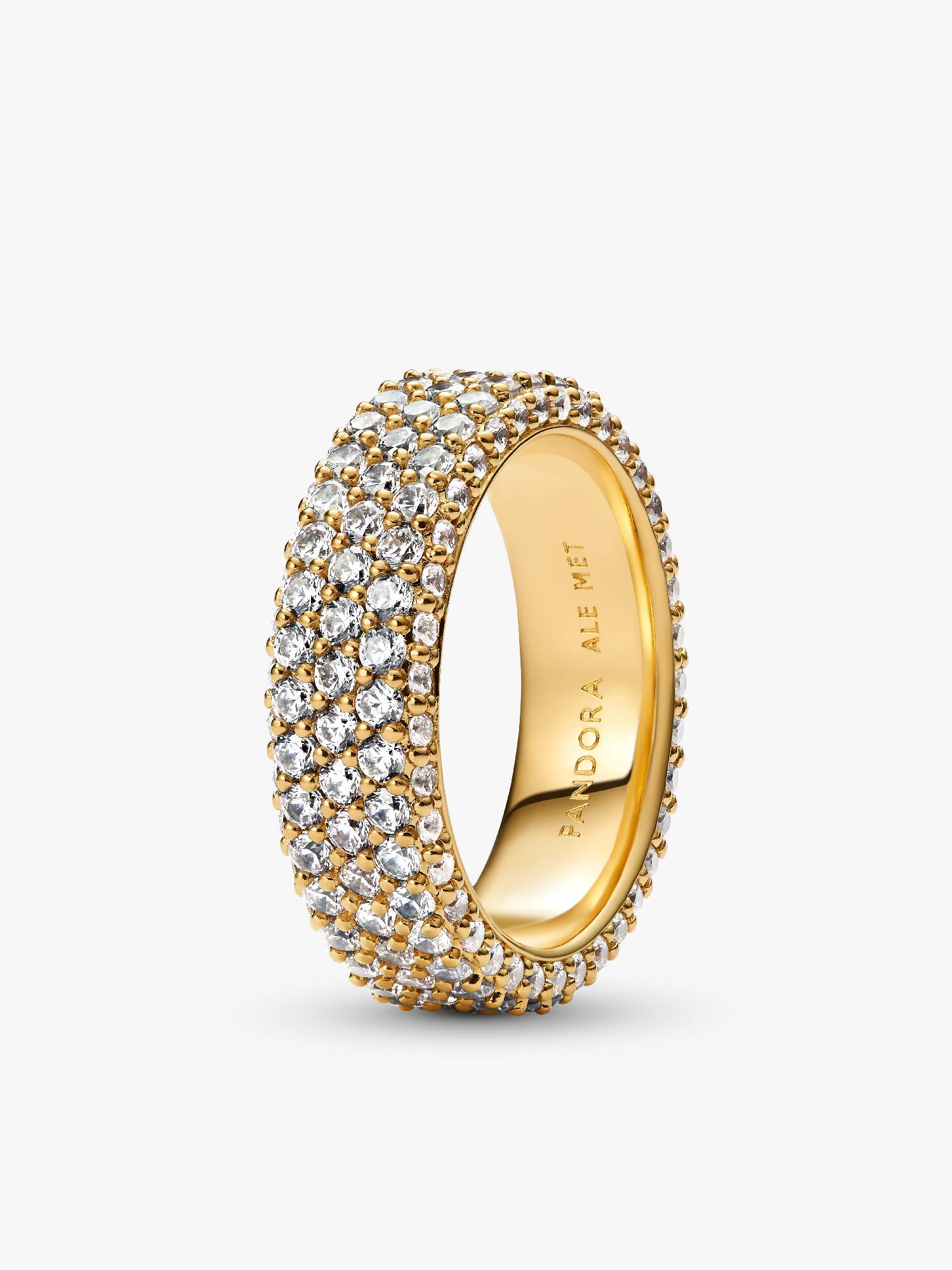 Pandora Timeless driedubbele rij pavé ring