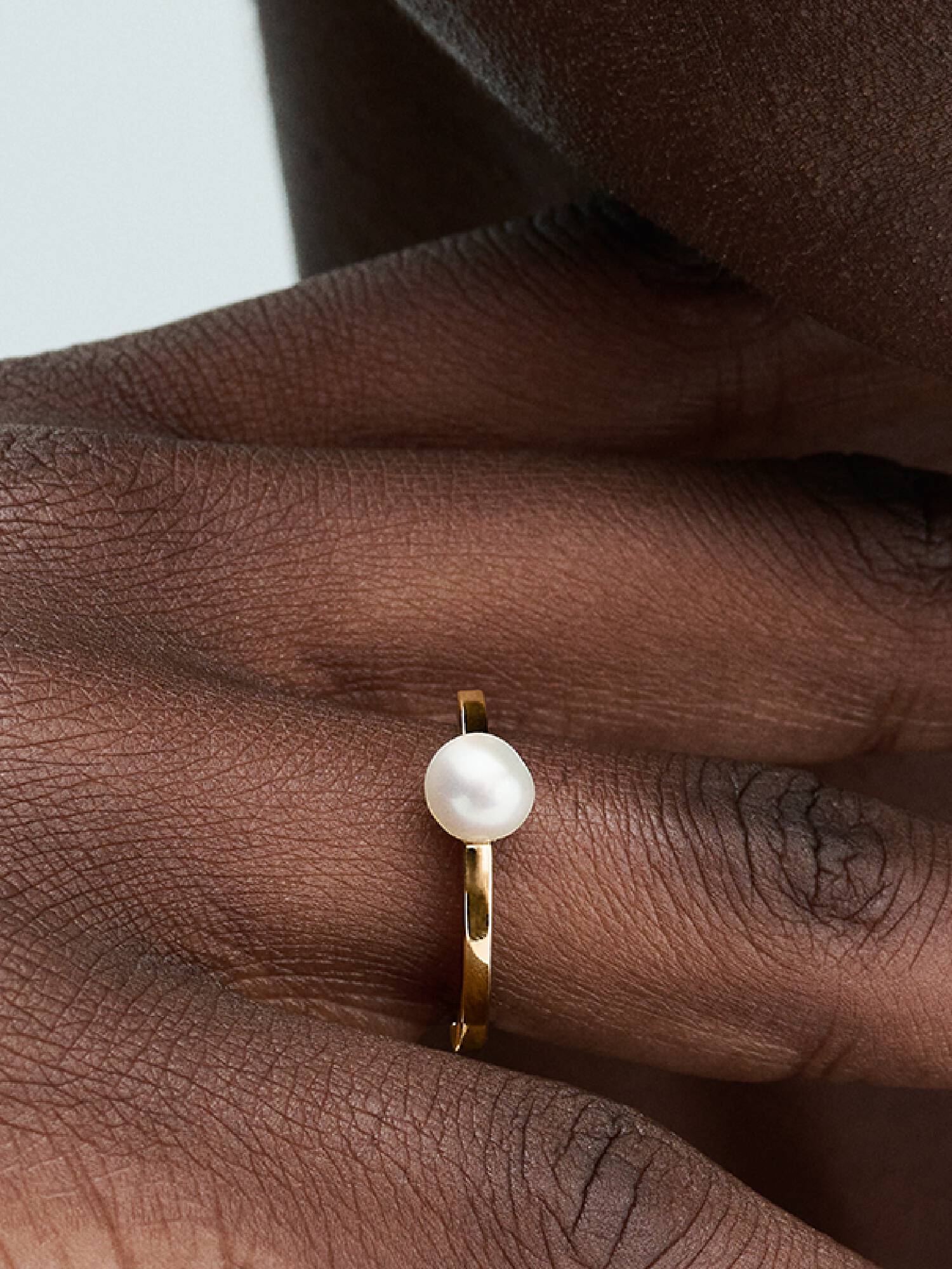 Behandelde Gecultiveerde Zoetwaterparel Ring