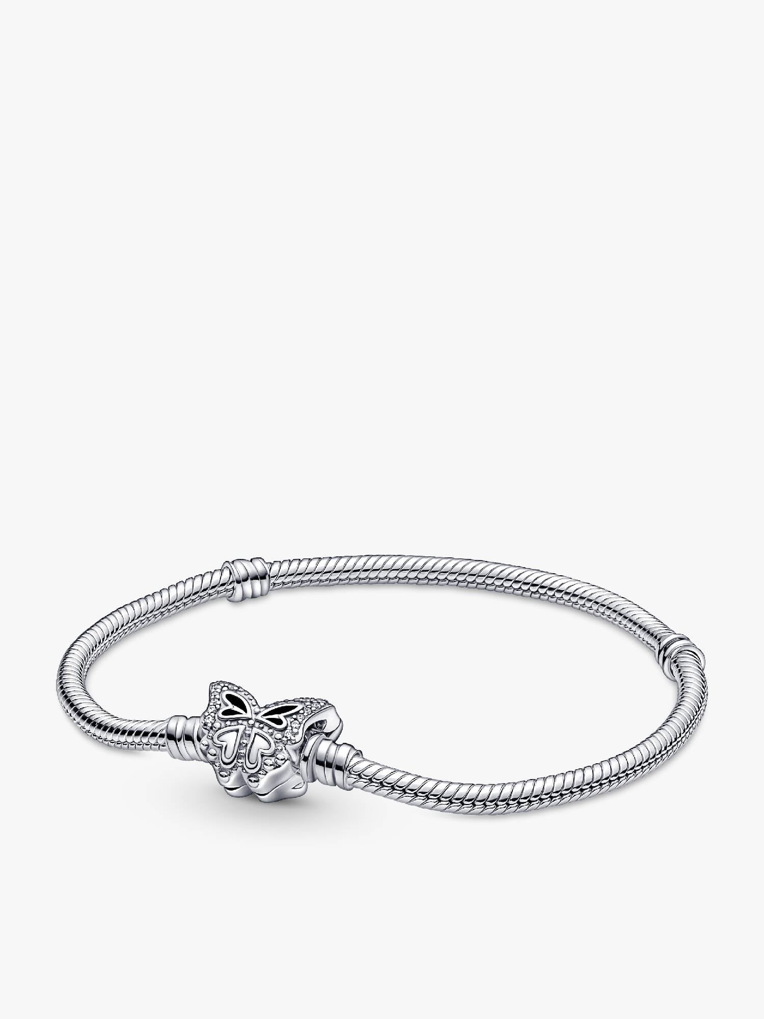 Pandora Moments Snake Chain Armband met Vlindersluiting