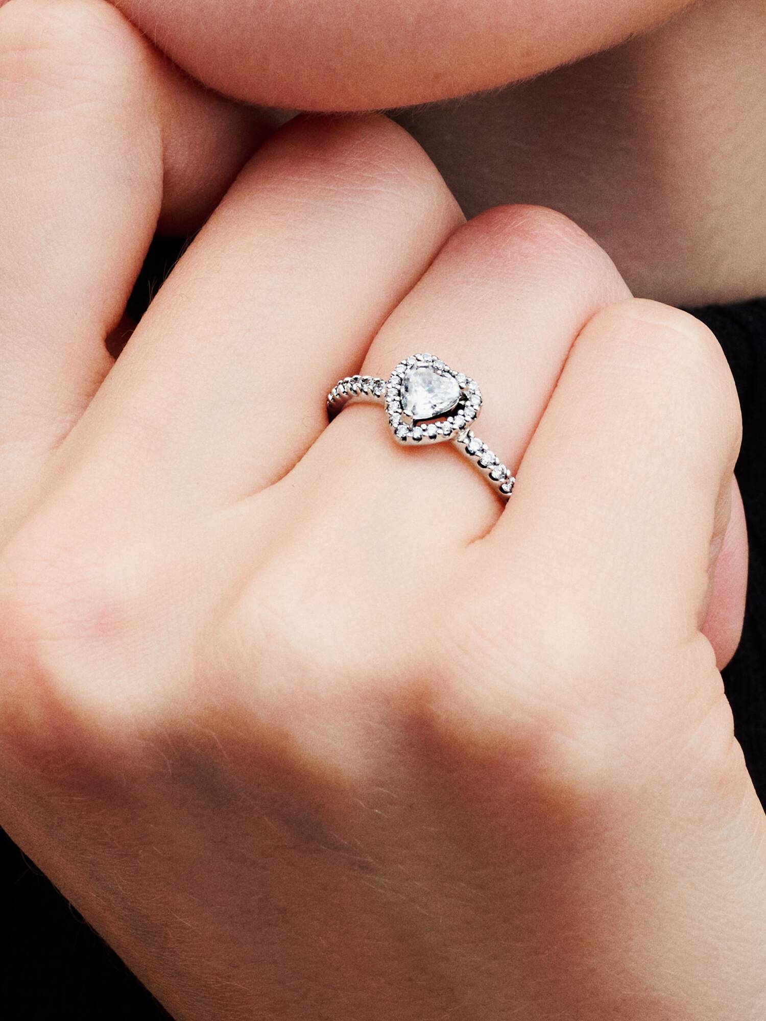 Verhoogd Hart Ring