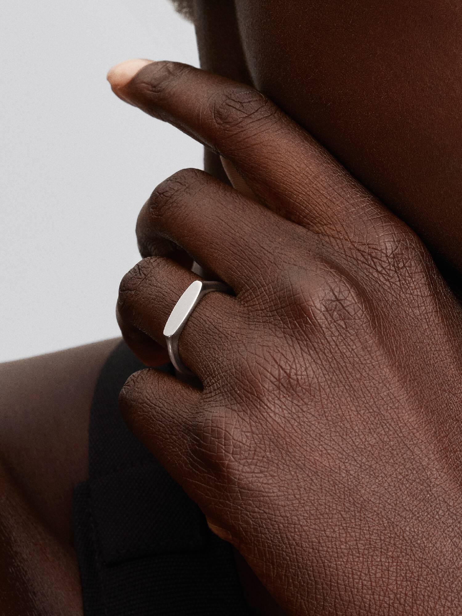 Ring met graveerbaar staafje
