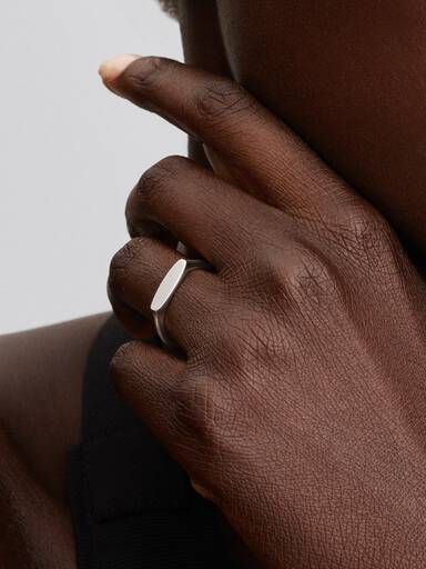 Ring met graveerbaar staafje