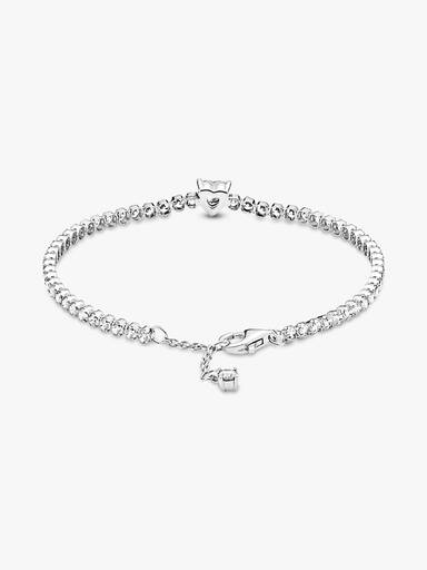 Sprankelend Hart Tennisarmband