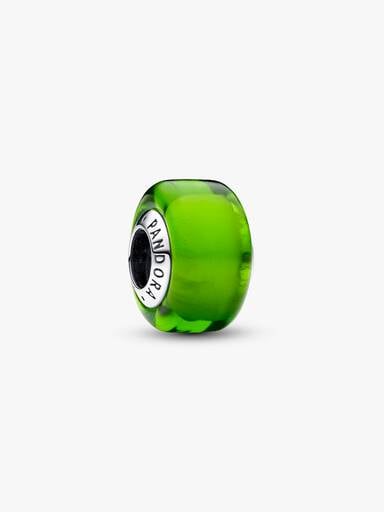 Minibedel van groen muranoglas