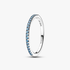 Sprankelende Aquamarijn Halve Eternity Bandring Sprankelende Aquamarijn Halve Eternity Bandring