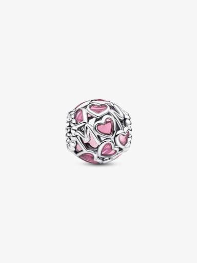 Roze Opengewerkte Harten Mam Bedel