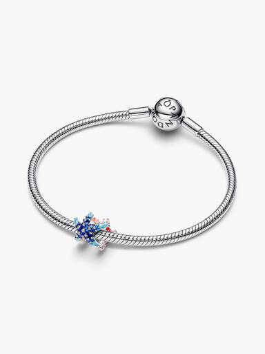 Kleurrijke Zeester Mini Bedel