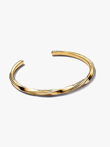 Gedraaide open bangle