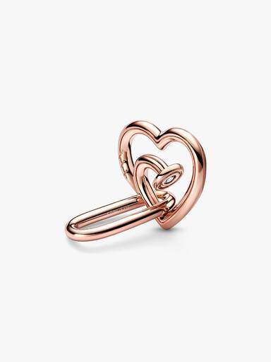 Pandora ME spijkerhart dubbele styling schakel