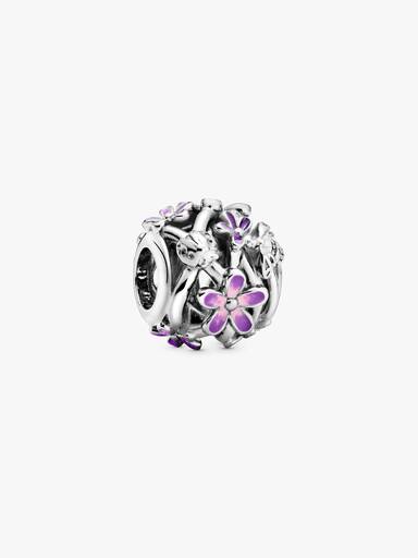 Openwork Paarse Madeliefjes Bedel