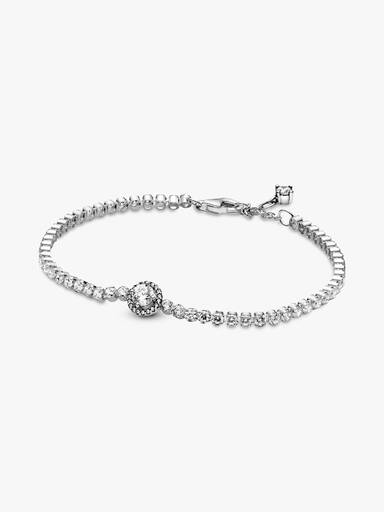 Sprankelende Halo Tennis Armband