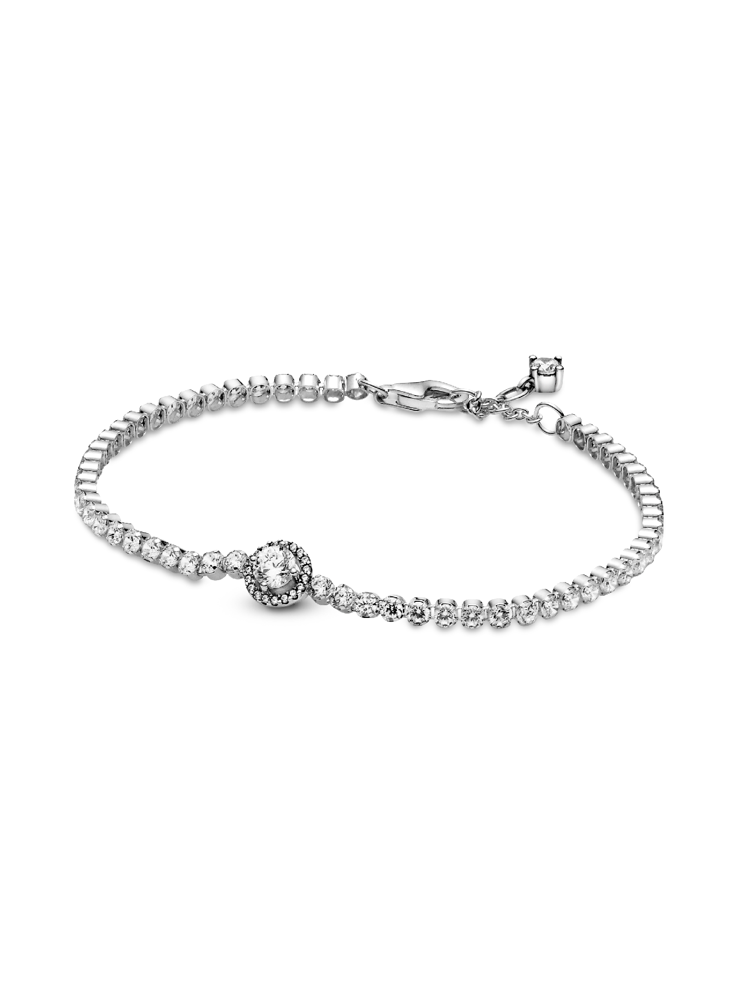 Sprankelende Halo Tennis Armband