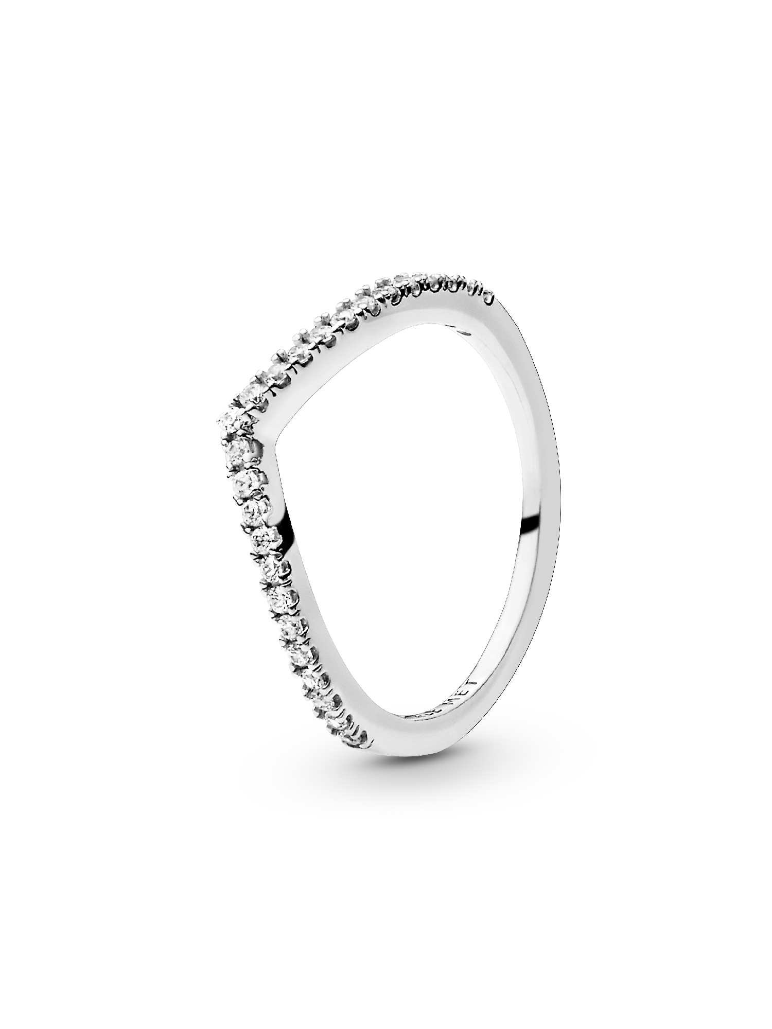 Sprankelende Wishbone Ring