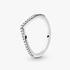Sprankelende Wishbone Ring Sprankelende Wishbone Ring