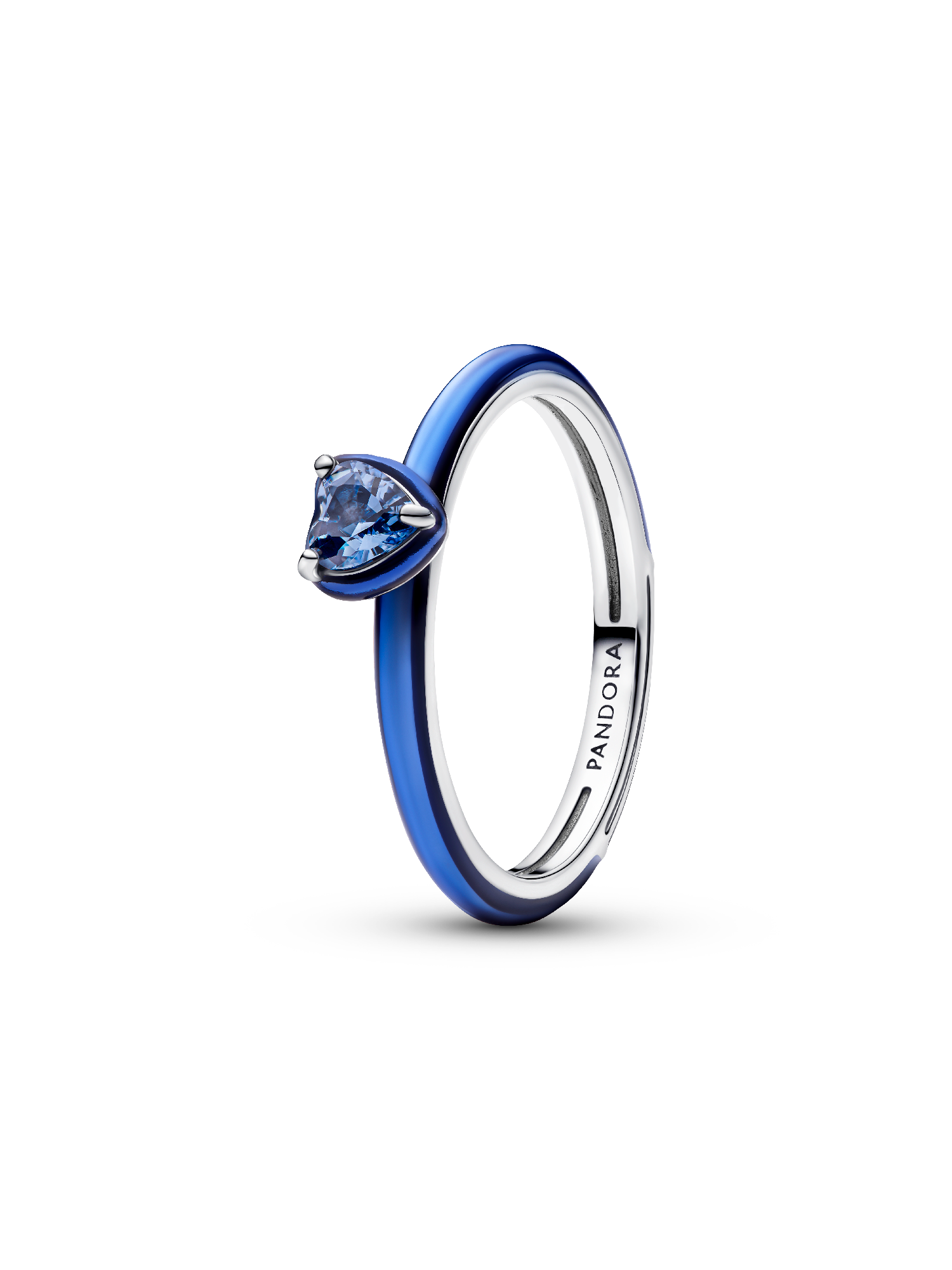Blauwe Hart Chakra Ring