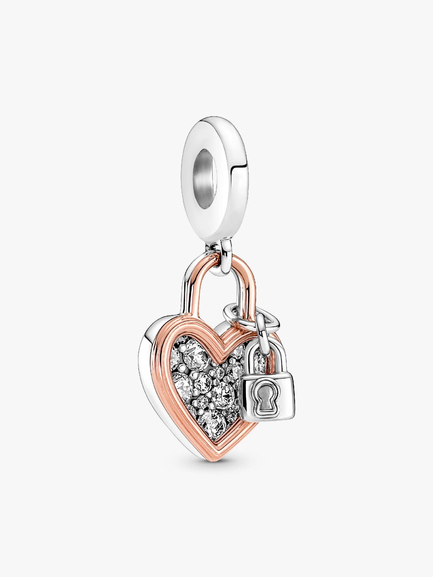 Hart Hangslot Dubbele Hangende Bedel