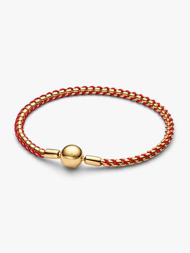 Rood Koord Chain Armband
