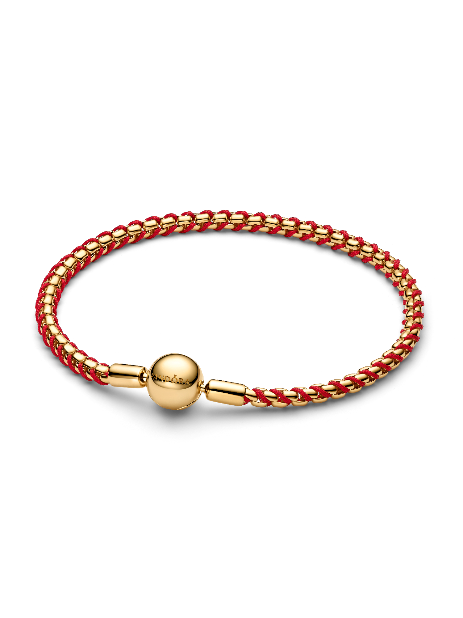 Rood Koord Chain Armband