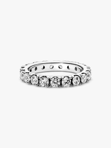 Sprankelende Rij Eternity Ring