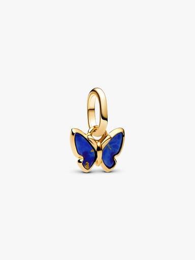 Blauwe Vlinder Mini-Hangende bedel