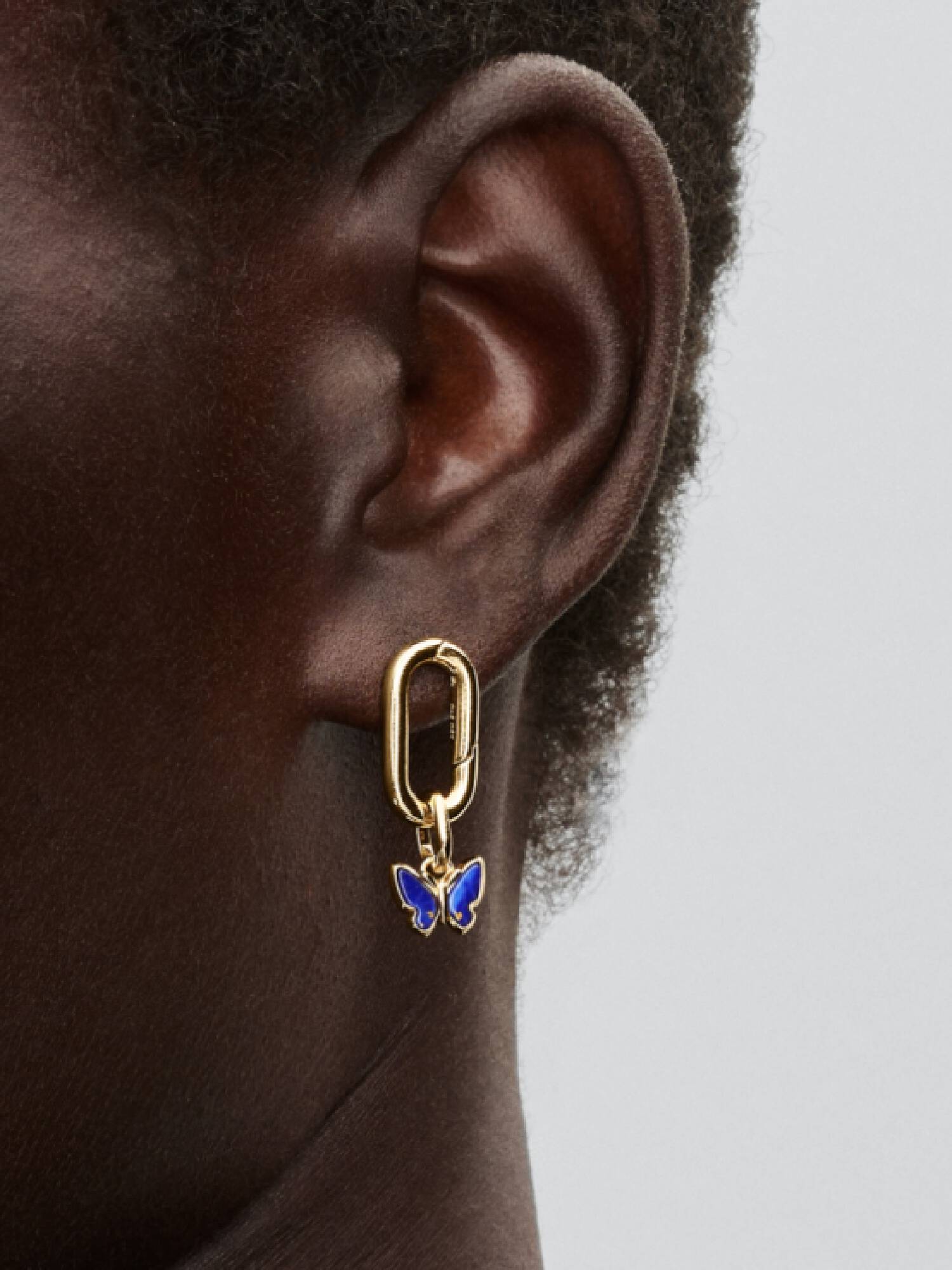 Blauwe Vlinder Mini-Hangende bedel