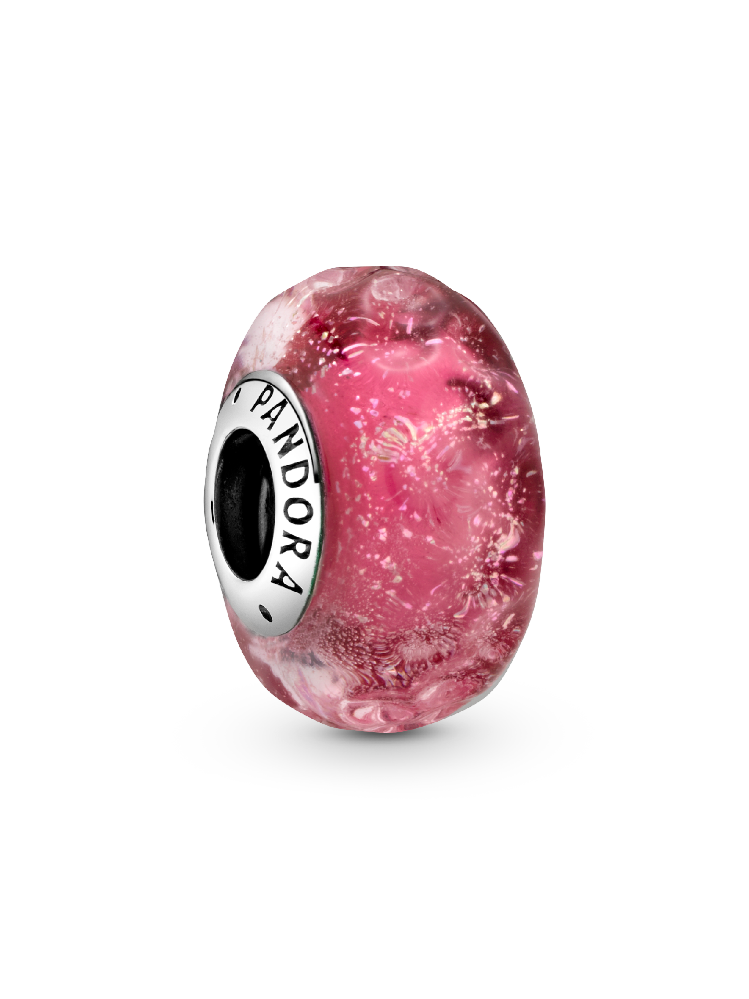 Golvende Fancy Roze Muranoglazen Bedel