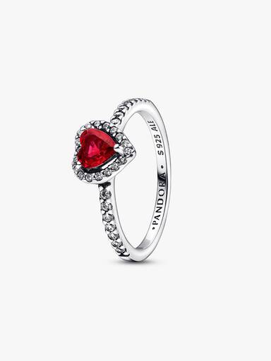 Verhoogd rood hartring