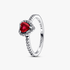 Verhoogd rood hartring Verhoogd rood hartring